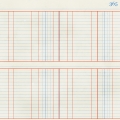 Notebook Paper 12 - Blue & Red - A Digital Scrapbooking  Paper Asset by Marisa Lerin