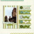 Stepping Into the Past - A Digital Scrapbook Page by Marisa Lerin
