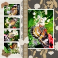 Flutter Wings - A Digital Scrapbook Page by Marisa Lerin