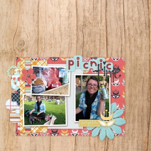 Picnic - a digital scrapbook page by Marisa Lerin